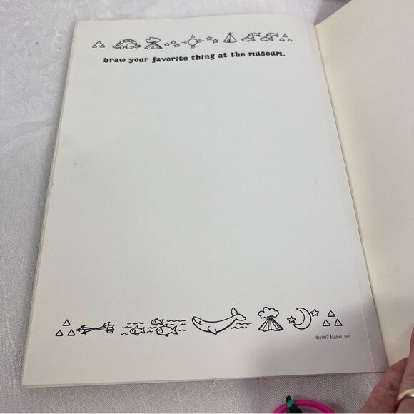 Vintage 1997 Barbie Paint Box Book Claas Trip School Field Trip Golden Book - Picture 9 of 11